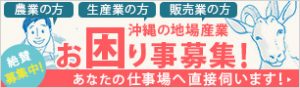 沖縄の地域産業お困り事募集